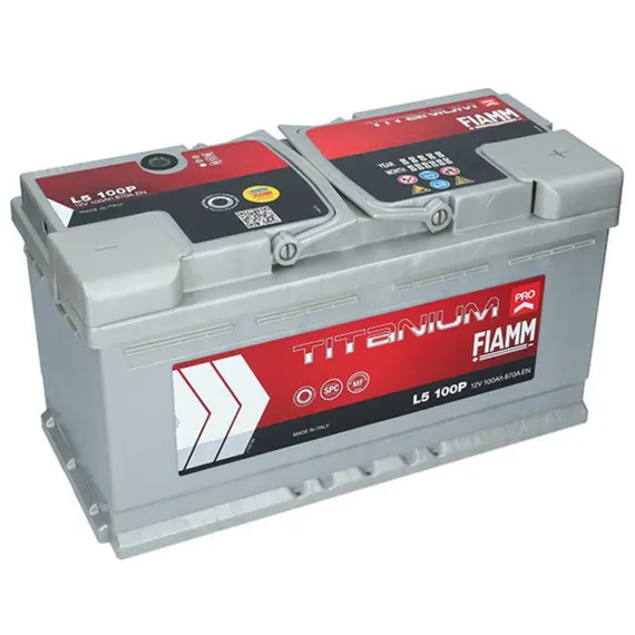 აკუმულატორი FIAMM TP L5 100P 100 ა*ს R+ , 2 image - Primestore.ge
