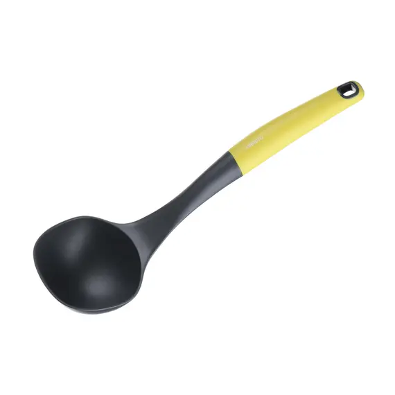 ჩამჩა ARDESTO Soup Ladle  Gemini, gray/yellow, nylon, pp with soft touch  - Primestore.ge