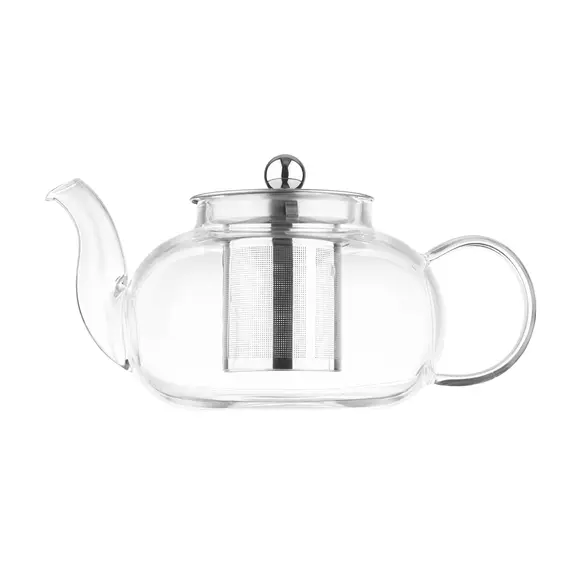 ჩაის დასაყენებელი ARDESTO Tea pot Gemini, 800 ml, borosilicate glass, s/s  - Primestore.ge