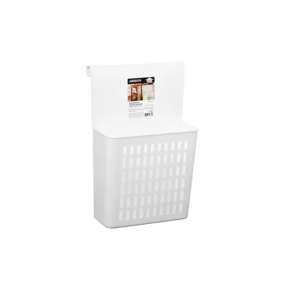 Kitchen accessories organizer ARDESTO SHUTTLE HANGABLE ORGANISER BASKET, white, plastic