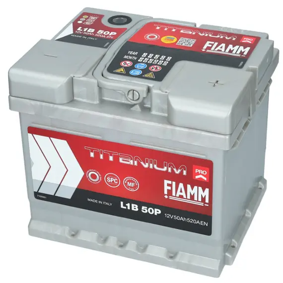 აკუმულატორი FIAMM TP L1B 50 ა*ს R+ , 2 image - Primestore.ge