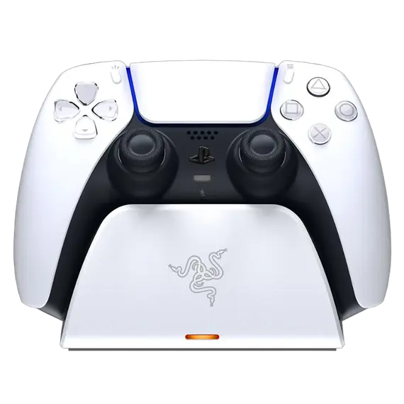 კონტროლერის დამტენი Razer Quick Charging Stand for PlayStation®5 – White – FRML Packaging  - Primestore.ge