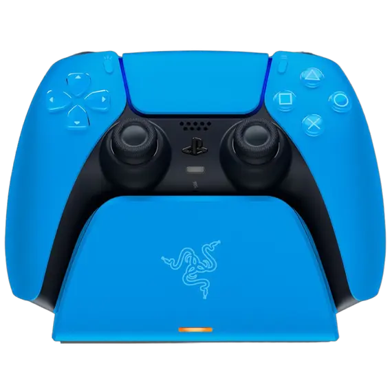 კონტროლერის დამტენი Razer Quick Charging Stand for PlayStation®5 – Blue  - Primestore.ge