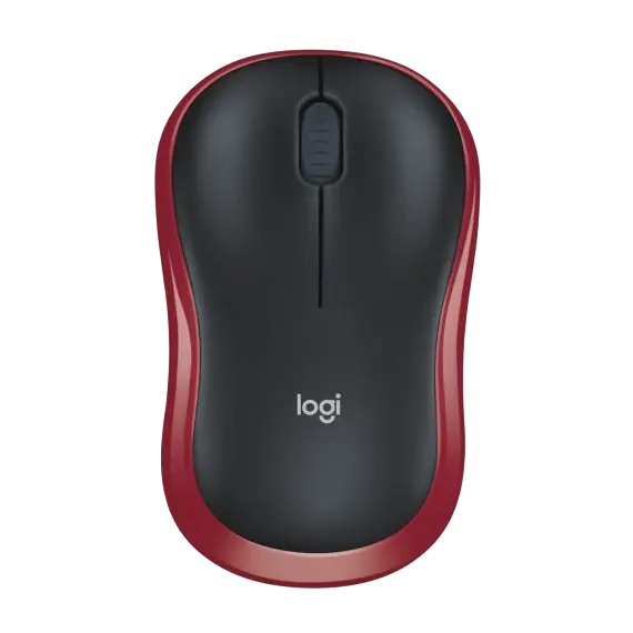 მაუსი Logitech M185 Wireless Mouse (910-002240) - Red  - Primestore.ge