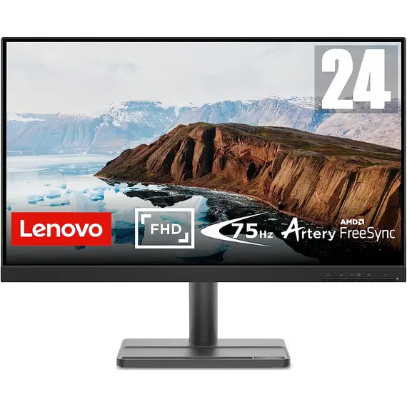 Monitor Lenovo L24e-30 23.8" FHD (1920x1080), 16:9, 178 / 178, Raven Black