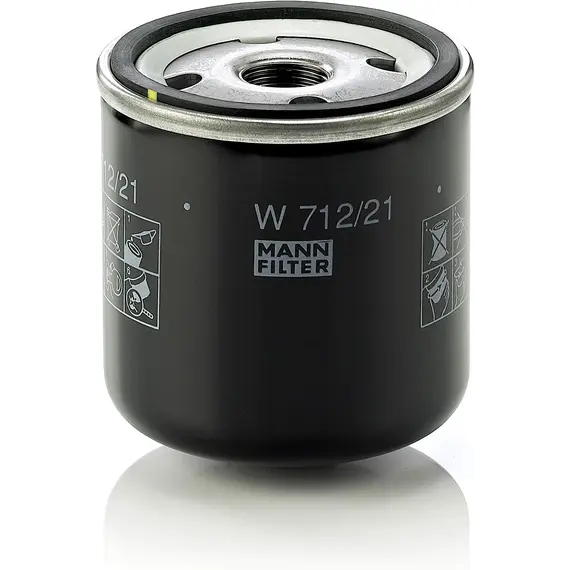 Oil filter MANN W 712/21, 2 image