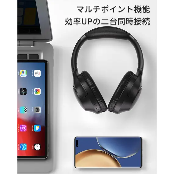 ყურსასმენი QCY H2 Pro Bluetooth 5.3 ENC Call Noise Cancelling Black , 4 image - Primestore.ge