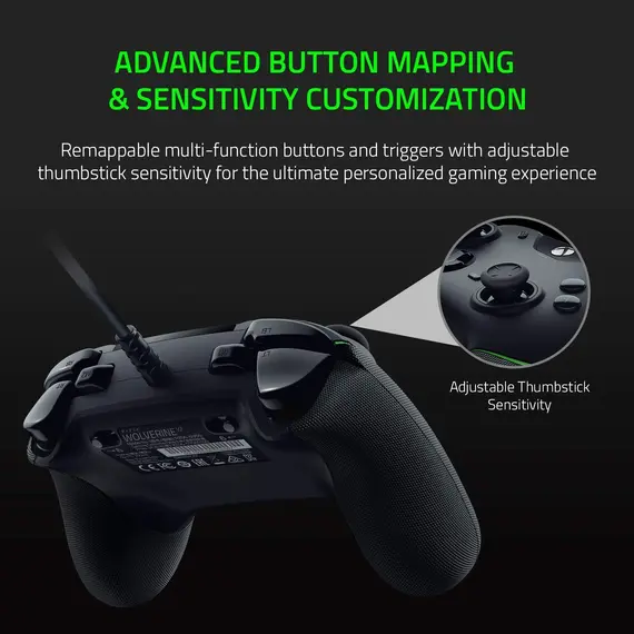 კონტროლერი Razer Wolverine V2 - Wired Gaming Controller for Xbox Series X – Black , 2 image - Primestore.ge