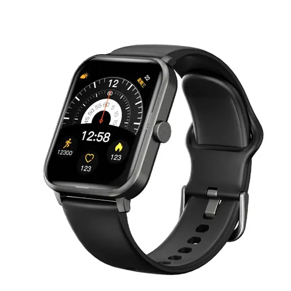 სმარტ საათი QCY Watch GTS S2 Black  - Primestore.ge