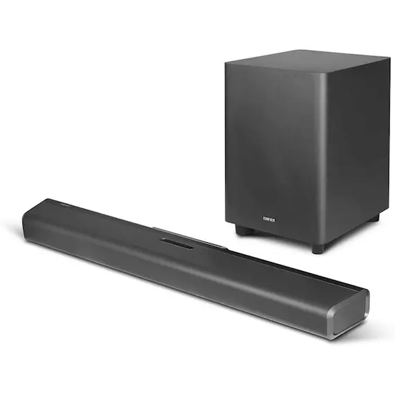 სახლის კინოთეატრი Edifier B700, Dolby Atmos Speaker System 175W, Bluetooth, AUX, Optical, Coaxial, Soundbar, Black , 2 image - Primestore.ge