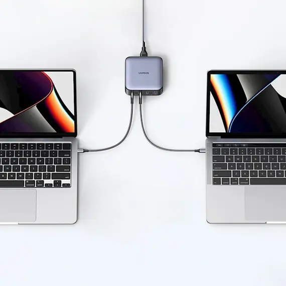 დამტენი UGREEN CD328 (90928), 100W, USB, USB-C, Gray , 3 image - Primestore.ge