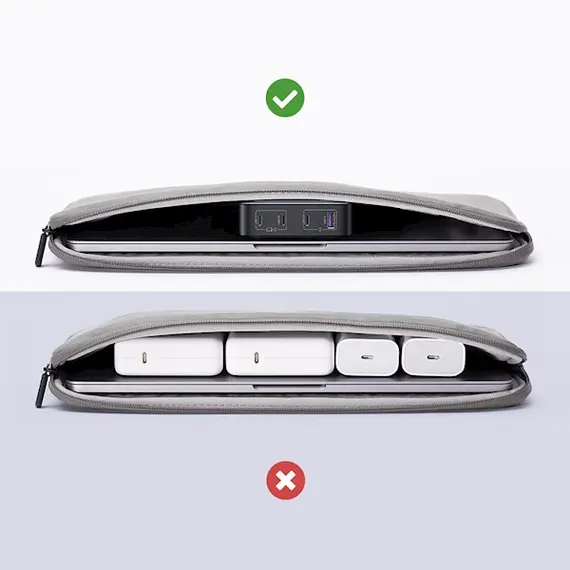 დამტენი UGREEN CD328 (90928), 100W, USB, USB-C, Gray , 4 image - Primestore.ge