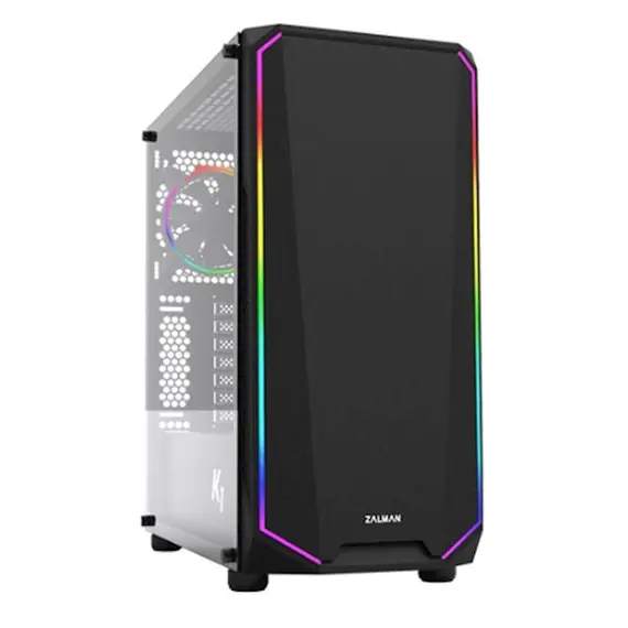 Case Zalman Computer case K1 Rev.B, MidT, MidT, 2*USB2.0, 2*USB3.0, 1*120ARGB