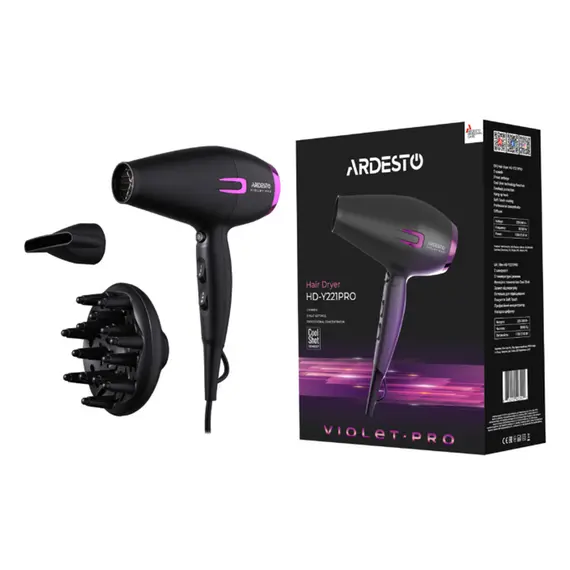 თმის საშრობი Ardesto HD-Y221PRO , 2 image - Primestore.ge