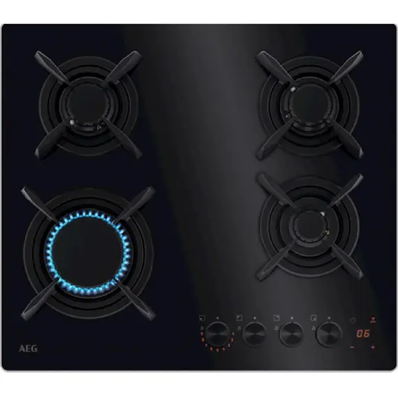 ჩასაშენებელი ქურის ზედაპირი AEG HKB64453NB  - Primestore.ge