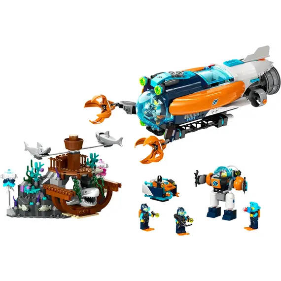 ლეგო LEGO City Exploration Deep Sea Explorer Submarine , 3 image - Primestore.ge