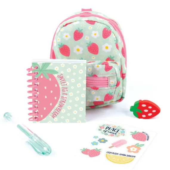 მინი ზურგჩანთა აქსესუარებით Make It Real 3C4G Mini Backpack with Stationery  - Primestore.ge