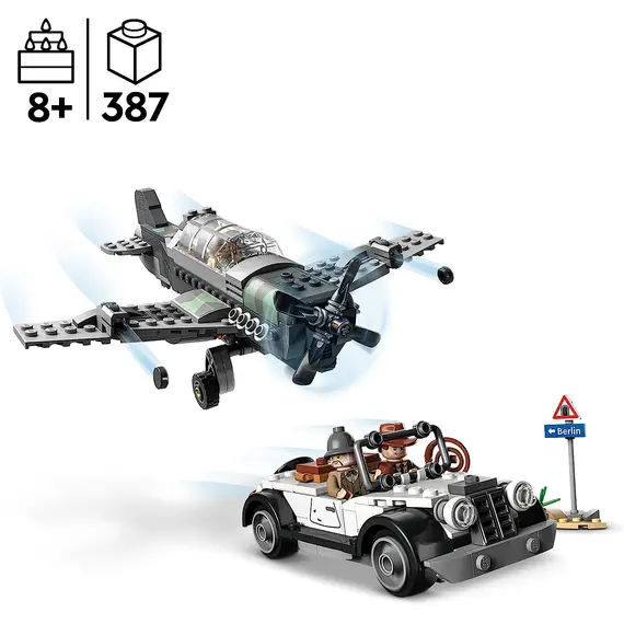 ლეგო LEGO Indiana Jones Fighter Plane Chase , 5 image - Primestore.ge