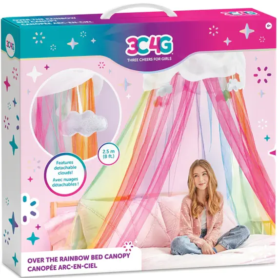 საწოლის დეკორაცია Make It Real 3C4G Over the Rainbow Bed Canopy  - Primestore.ge