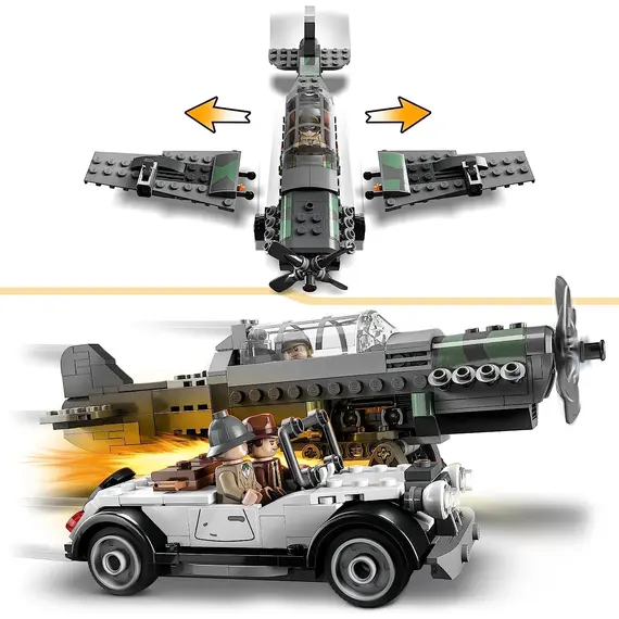 ლეგო LEGO Indiana Jones Fighter Plane Chase , 3 image - Primestore.ge