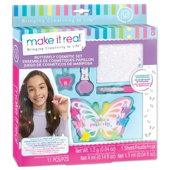 კოსმეტიკის ნაკრები Make It Real Butterfly Dreams Cosmetic Set  - Primestore.ge