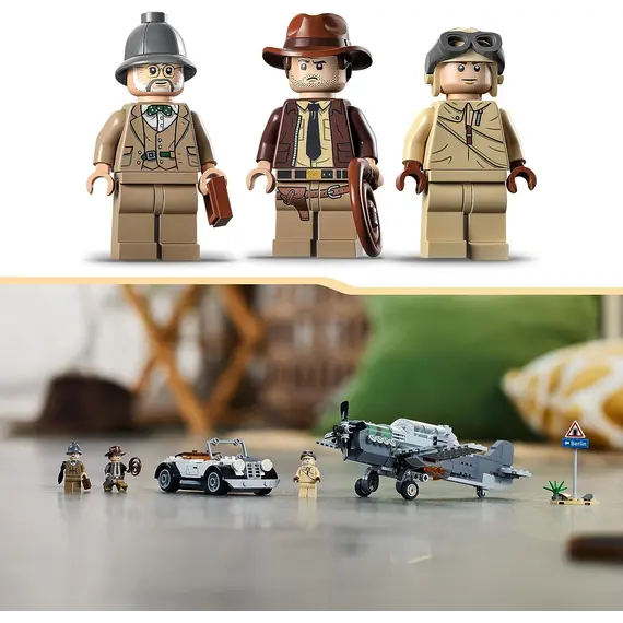 ლეგო LEGO Indiana Jones Fighter Plane Chase , 2 image - Primestore.ge