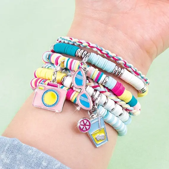 Bracelet Set Make It Real Summer Vibes Heishi Bead Bracelets, 2 image