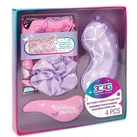 საძილე აქსესუარების კომპლექტი Make It Real 3C4G Butterfly Beauty Sleep Set  - Primestore.ge