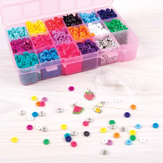 მძივების ნაკრები Make It Real Heishi Beads Kit , 3 image - Primestore.ge