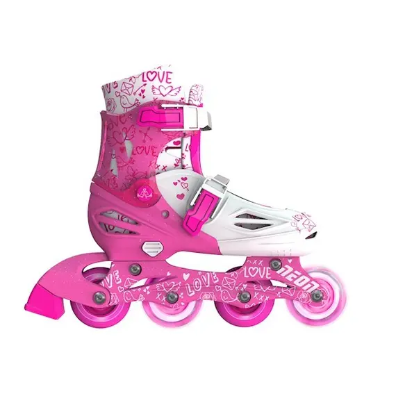 როლიკები NEON Rollers INLINE SKATES PINK (SIZE 34-38) , 2 image - Primestore.ge