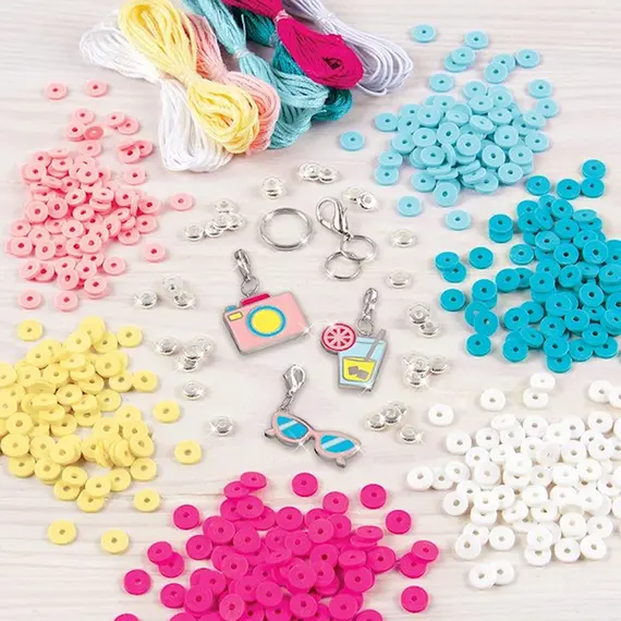 Bracelet Set Make It Real Summer Vibes Heishi Bead Bracelets, 4 image