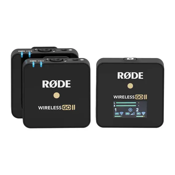 მიკროფონი Rode Wireless GO II 2-Person Compact Digital Wireless Omni Lavalier Microphone Kit  - Primestore.ge