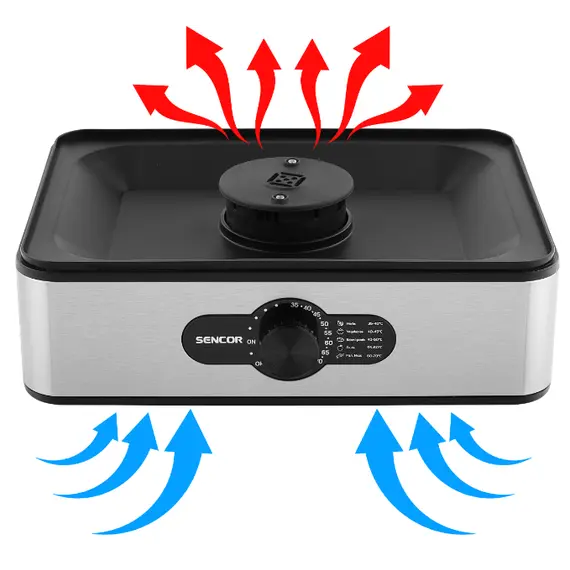 ხილის საშრობი SENCOR SFD 950SS Food Dehydrator , 6 image - Primestore.ge