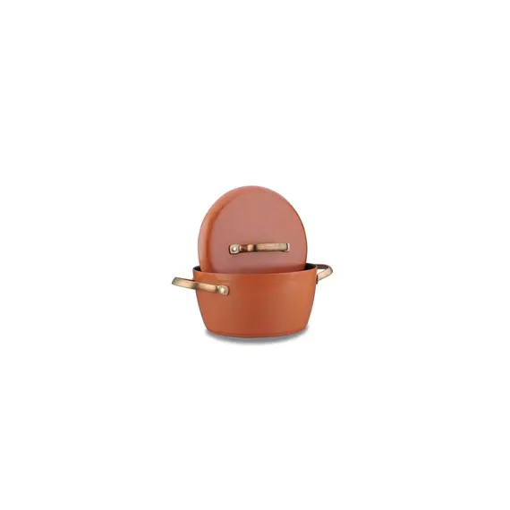 ქვაბების ნაკრები Korkmaz A2607-1 VINTAGE Brown Cookware Set (5 pcs) , 2 image - Primestore.ge