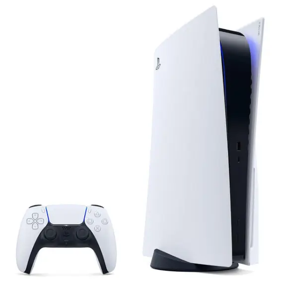 ფლეისთეიშენი PlayStation 5 Disc Version - White , 2 image - Primestore.ge