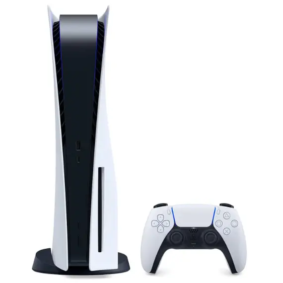 ფლეისთეიშენი PlayStation 5 Disc Version - White  - Primestore.ge