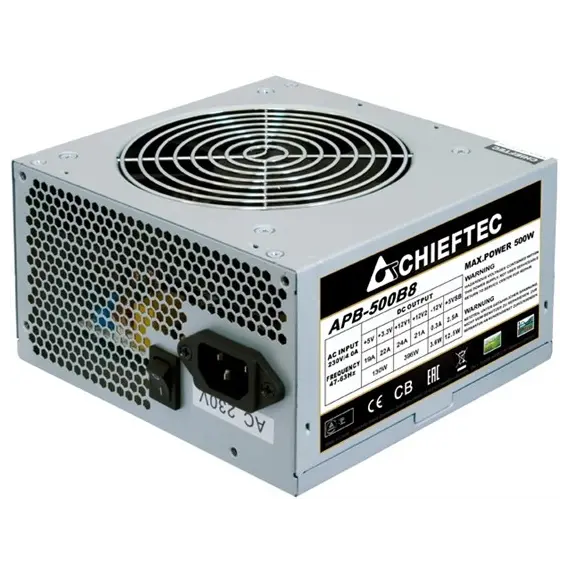 კვების წყარო CHIEFTEC 500W VALUE (APB-500B8)  - Primestore.ge