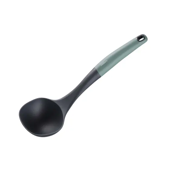 ჩამჩა ARDESTO Soup Ladle  Gemini, gray/green, nylon, pp with soft touch  - Primestore.ge