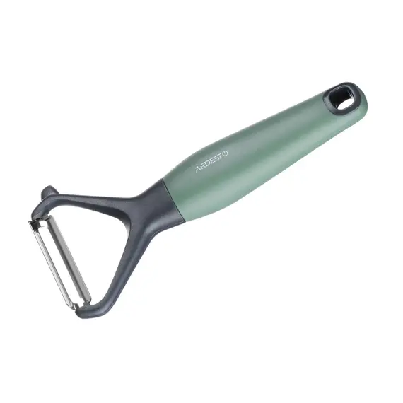 ბოსტნეულის სათლელი ARDESTO Peeler  Gemini, gray/green, s/s, pp with soft touch  - Primestore.ge
