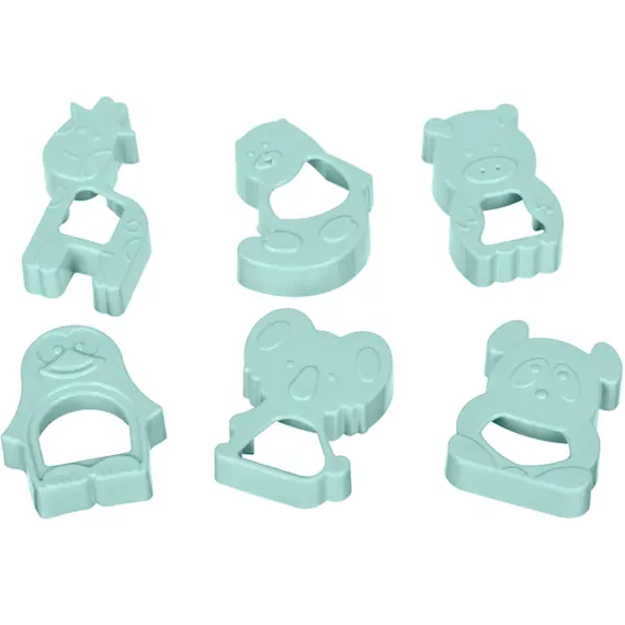 გამოსაცხობი ფორმა ARDESTO Animals Biscuit Moulds 6 pcs, tiffany blue  - Primestore.ge