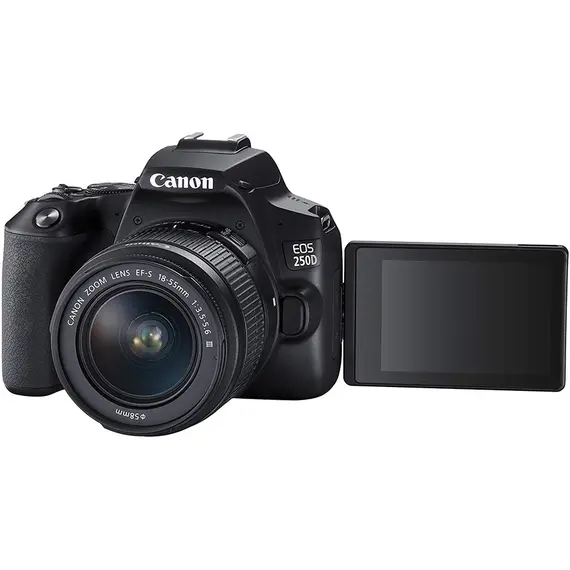 ციფრული ფოტოაპარატი Canon EOS 250D Black + Lens EF-S 18-55 IS STM , 2 image - Primestore.ge