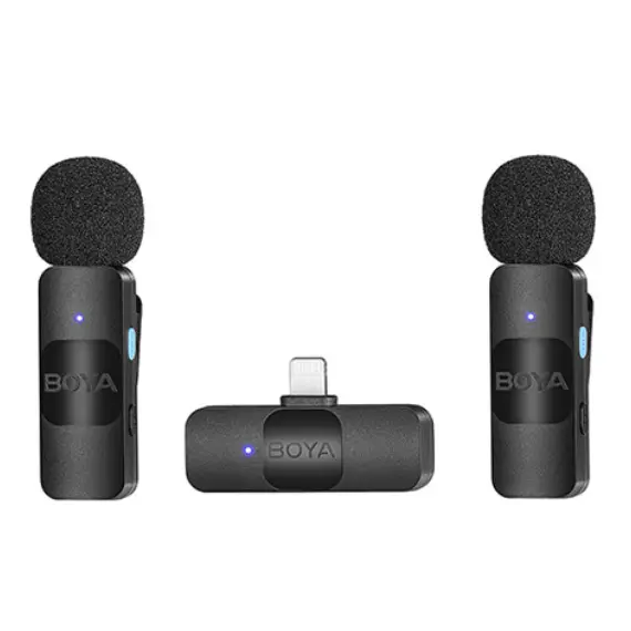 მიკროფონი Boya BY-V2 Ultracompact 2.4GHz Wireless Microphone System , 2 image - Primestore.ge
