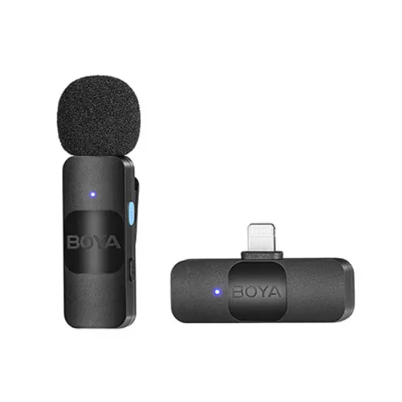 მიკროფონი Boya BY-V10 Ultracompact 2.4GHz Wireless Microphone System  - Primestore.ge