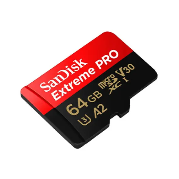 მეხსიერების ბარათი SanDisk 64GB Extreme Pro MicroSD/XC UHS-I Card Up to 200MB/s V30 SDSQXCU-064G-GN6MA , 2 image - Primestore.ge