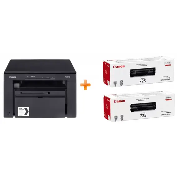 პრინტერი Canon MFP i-SENSYS MF3010 Bundle, A4 18ppm, 1200x600 dpi, 64MB, USB 2.0, 8000p/m - Primestore.ge
