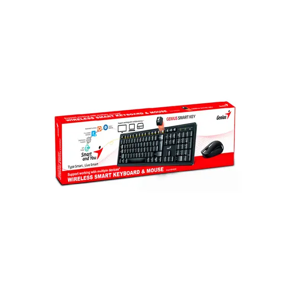 კლავიატურა Genius KM-8200 Dual color, RU, 2.4GHZ Keyboard+mouse , 2 image - Primestore.ge
