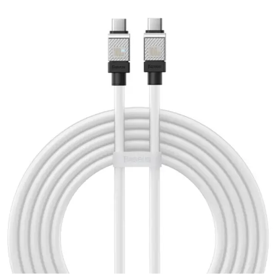 კაბელი Baseus CoolPlay Series Fast Charging Cable Type-C to Type-C 100W 1m CAKW000202  - Primestore.ge