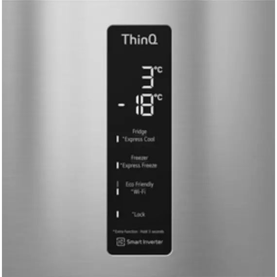 Refrigerator LG GBB62PZHMN, 4 image