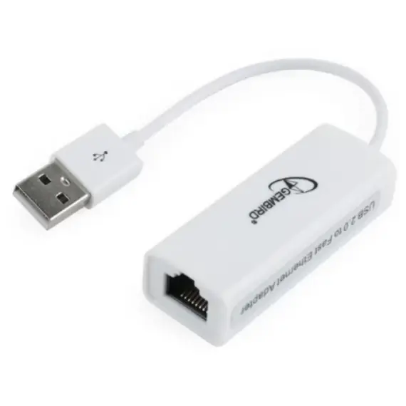 ადაპტერი Gembird NIC-U2-02 USB 2.0 LAN adapter - Primestore.ge