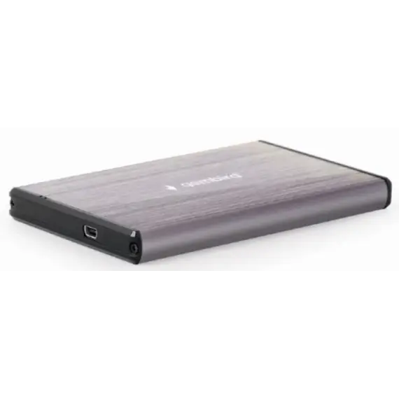 მყარი დისკის ყუთი Gembird EE2-U3S-3-LG USB 3.0 2.5" enclosure brushed aluminum light grey  - Primestore.ge
